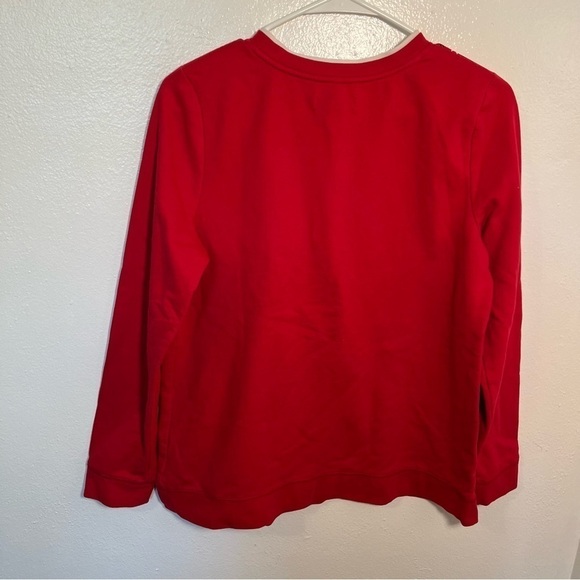 Kim Rogers Sweatshirt Red Fair Isle - Picture 6 of 10